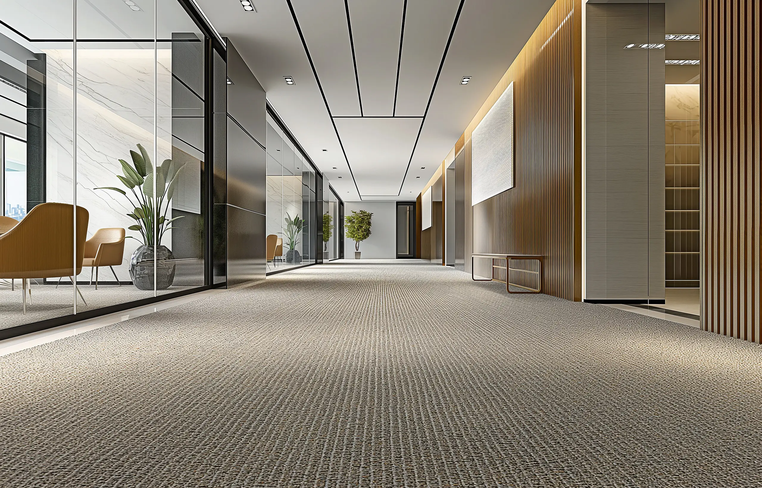Office space carpet flooring